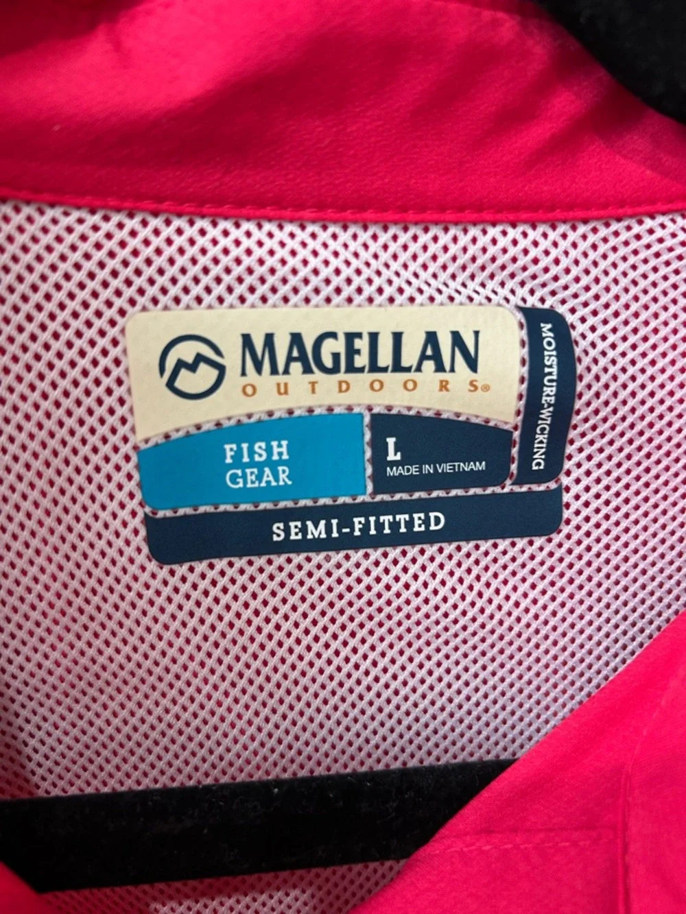 Magellan Outdoors Coral/Pink Fishing Shirt - Picture 2 of 8
